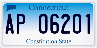 CT license plate AP06201