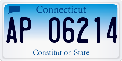CT license plate AP06214
