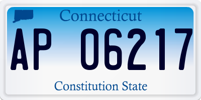CT license plate AP06217