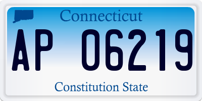 CT license plate AP06219