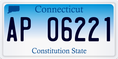 CT license plate AP06221