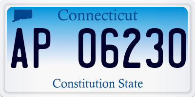 CT license plate AP06230
