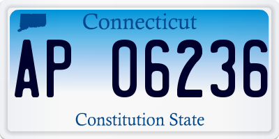 CT license plate AP06236