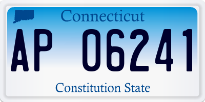 CT license plate AP06241