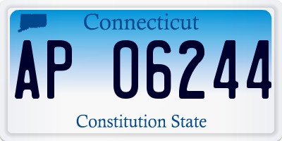 CT license plate AP06244