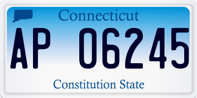 CT license plate AP06245