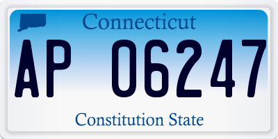 CT license plate AP06247