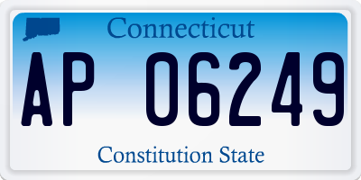 CT license plate AP06249