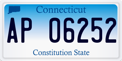 CT license plate AP06252