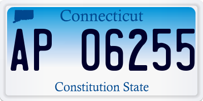 CT license plate AP06255