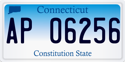 CT license plate AP06256