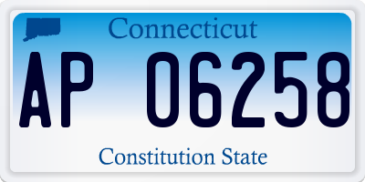 CT license plate AP06258