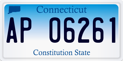 CT license plate AP06261