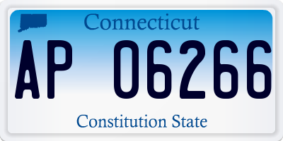 CT license plate AP06266