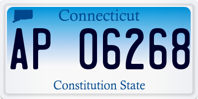 CT license plate AP06268