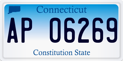 CT license plate AP06269