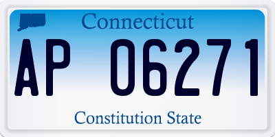 CT license plate AP06271