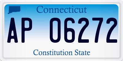 CT license plate AP06272