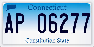 CT license plate AP06277