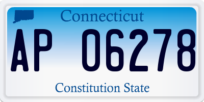 CT license plate AP06278