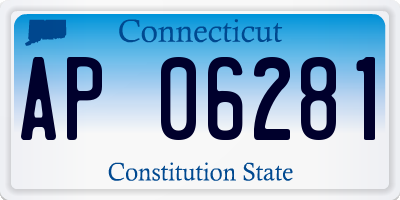 CT license plate AP06281