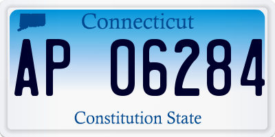 CT license plate AP06284