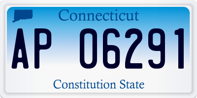 CT license plate AP06291