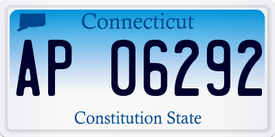 CT license plate AP06292