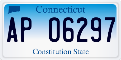 CT license plate AP06297