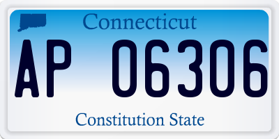 CT license plate AP06306