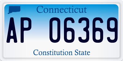 CT license plate AP06369