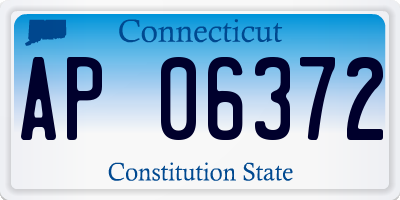 CT license plate AP06372