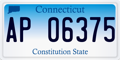 CT license plate AP06375