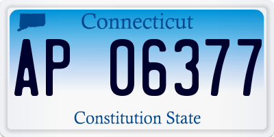 CT license plate AP06377
