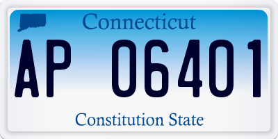 CT license plate AP06401