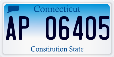 CT license plate AP06405