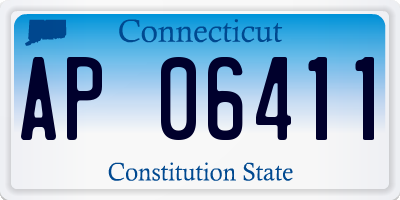 CT license plate AP06411