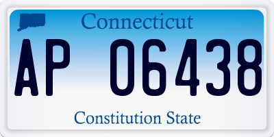 CT license plate AP06438