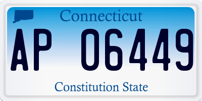CT license plate AP06449