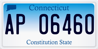 CT license plate AP06460