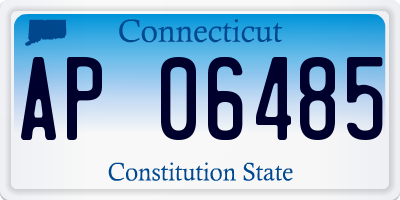 CT license plate AP06485