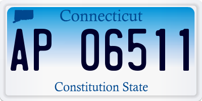 CT license plate AP06511