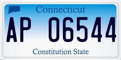 CT license plate AP06544
