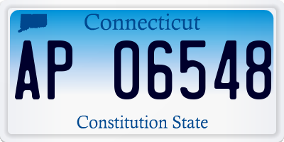 CT license plate AP06548