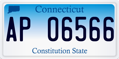 CT license plate AP06566