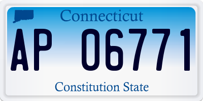 CT license plate AP06771