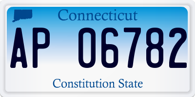 CT license plate AP06782