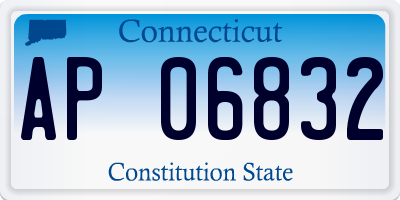 CT license plate AP06832