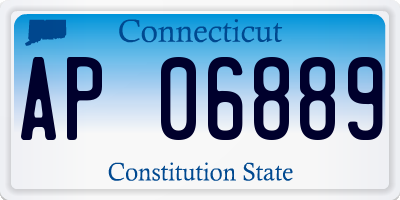 CT license plate AP06889