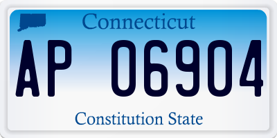 CT license plate AP06904